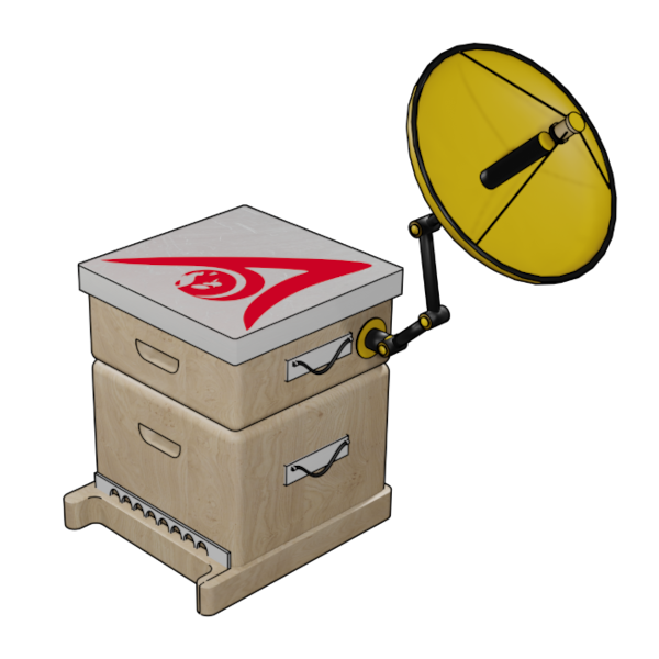 Ruche du jardin de la fondation Prince-Albert-II-de-Monacoe